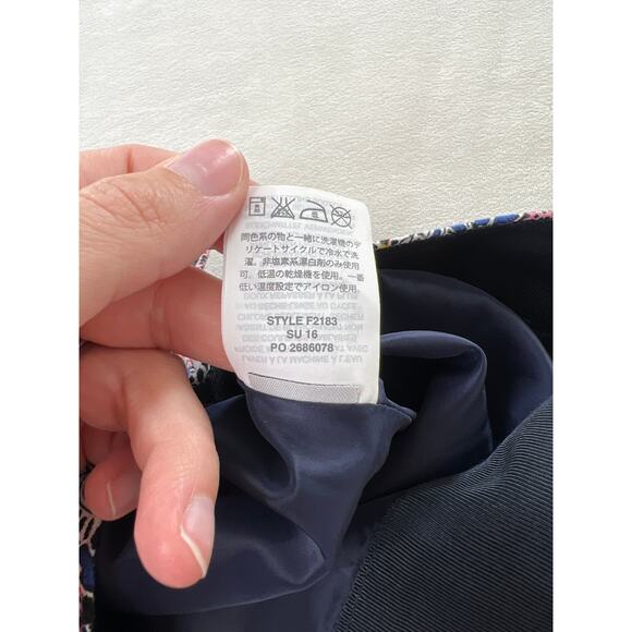 J. Crew Womens 4 No 2 Pencil Skirt Paisley Work Office Career Classic Church - Picture 6 of 7